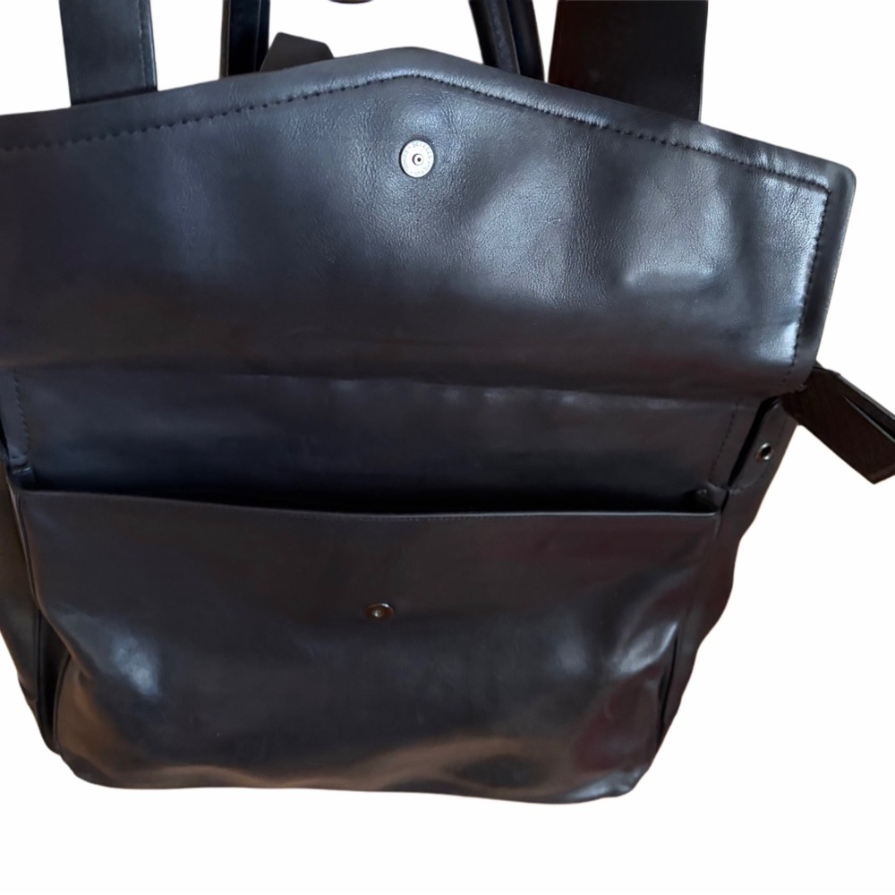 Reed Krakoff Black Leather / Python Boxer Tote - Picture 10 of 14